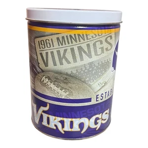 Official Authentic Minnesota Vikings NFL Football 1961 EST Tin- 6.25" Tall - Picture 1 of 12