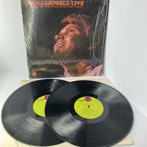 GLEN CAMPBELL LIVE (VG+) STBO-268 LP VINYL RECORD - Picture 1 of 6