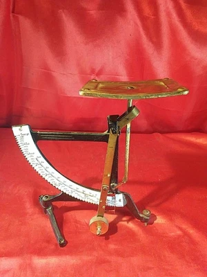 Antike Waagen Messing Metall Feinwaagen Briefwaagen Columbus Gewürzwaage (5510) - Bild 1 von 4