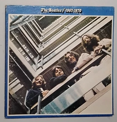 The Beatles  1967 - 1970 (The Blue Album) -  Double Vinyl LP Apple  VG+ - Image 1 of 4