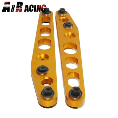 Комплект из 2 золотистых задних нижних алюминиевых рычагов управления EMUSA LCA для 96–00 Honda Civic EK - Изображение 1 из 4