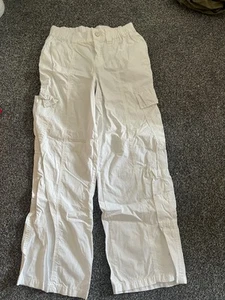 White Petite Asos Cargos - Picture 1 of 3