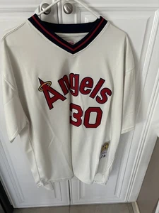Nueva con etiquetas - Camiseta Mitchell and Ness California Angels Nolan Ryan 1973 Talla 50 - Imagen 1 de 3