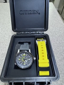 Citizen Promaster Nighthawk X Sikorsky BJ7004-43H 42MM Men's Dual Band Watch - Picture 1 of 17