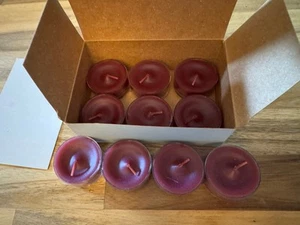 10 candele Partylight Lampone Tealight V0428 mai usate scatola aperta colore marrone - Foto 1 di 3