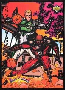 1992-93 Upper Deck #510 Larry Bird/Michael Jordan Chicago Bulls FaniMation - Picture 1 of 2