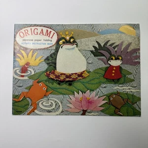 Vintage Origami Japanese Paper Folding Activity Instruction Book Art Craft - Picture 1 of 6