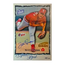 1997 Best Autograph Series Auto Best Jumbo Britt Reames Peoria Chiefs