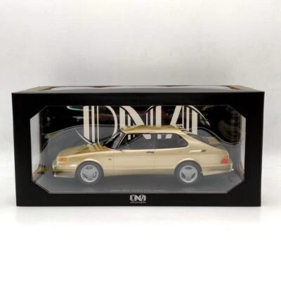 DNA Collectibles 1/18 Saab 900 Turbo T16 Airflow Gold DNA000111 Resin Model Car - Image 1 of 4