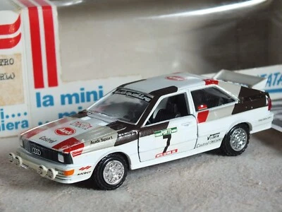 Conrad La Mini Miniera Audi Quattro Rally du Portugal 1982 #7 scala 1/43 nuova - Immagine 1 di 4