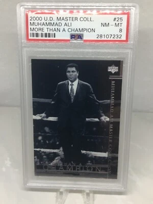 2000 Upper Deck Master Collection #25 Muhammad Ali PSA 8 (17 in all grades) - Image 1 of 2