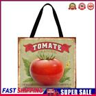 Tomato Printed Shoulder Shopping Bag Casual Large Tote Handbag (40*40cm)