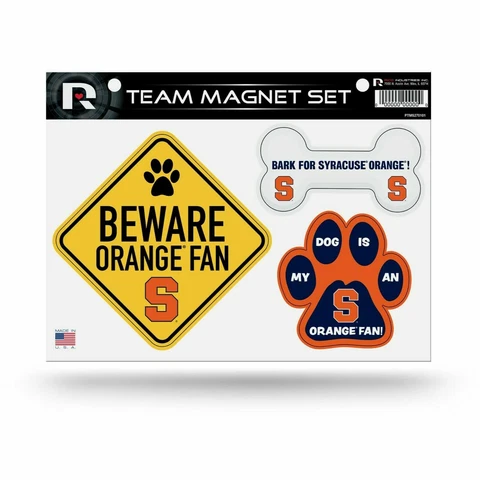 NEW SYRACUSE ORANGE PET DOG MAGNET SHEET SET BEWARE FAN LICENSED Cover