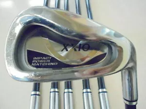 DUNLOP ALL NEW XXIO 6PC MP400 S-FLEX IRONS SET GOLF CLUBS - Picture 1 of 5