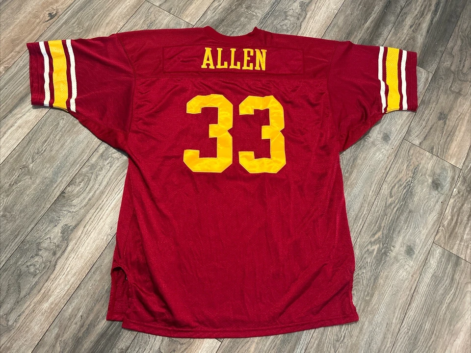 Vintage Russell Athletic Marcus Allen USC Trojans NCAA Jersey Men's 52 Maroon - Image 1 of 4