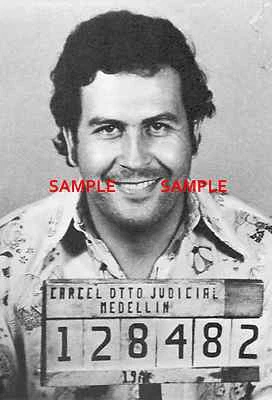 Pablo Escobar mug shot 11" x 16.5" Collector's Poster