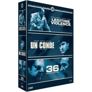 Légitime violence + Un condé + 36 quai des Orfèvres COFFRET DVD NEUF - Picture 1 of 1