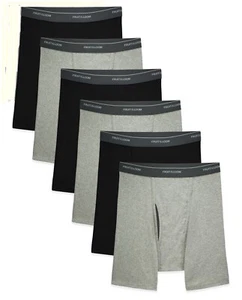 Fruit of the Loom Herren Boxershorts 6er Pack Tag Free Coolzone Fly S 28-30 in  - Bild 1 von 6