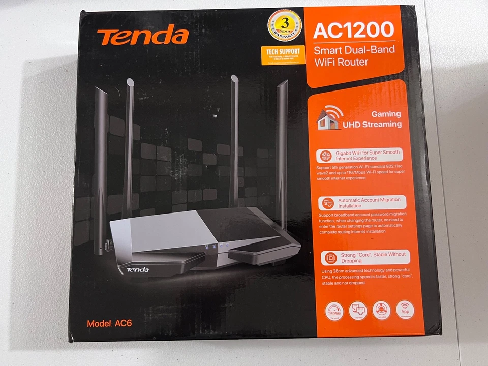 New Dual Band WiFi Router, High Speed Wireless Internet Router with Smart App - Image 1 of 1