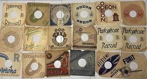 18 X 78 RPM 10" Record sleeves lot- Various European labels- Parlophon / Odeon - Imagen 1 de 1