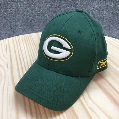 Gorra de béisbol Greenbay Packers Reebok NFL para hombre verde talla única logotipo bordado Foto 1 de 4