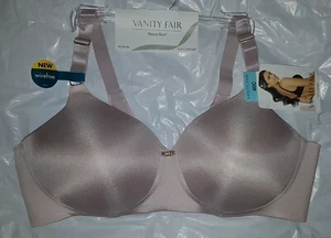 NWT Vanity Fair 72345 Beauty Back Back Smoother wirefree bra 40C 40D 42B - Picture 1 of 3