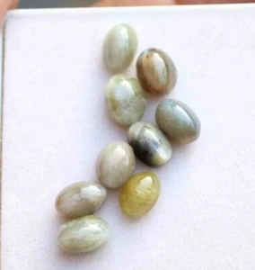 24.00 Ct Natural Beautiful Chrysoberyl Cats Eye Oval Cabochon Cut Loose Gemstone - Picture 1 of 2