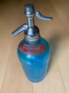 Antique Blue Carbonated Water Bottle Metropolis Bottling, Brooklyn NY - Picture 1 of 14
