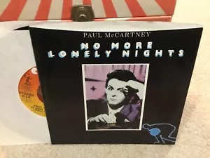 Paul McCartney 45 Rpm No More Lonely Nights - Rare Dance Mix 4:14 - Mint - Picture 1 of 4