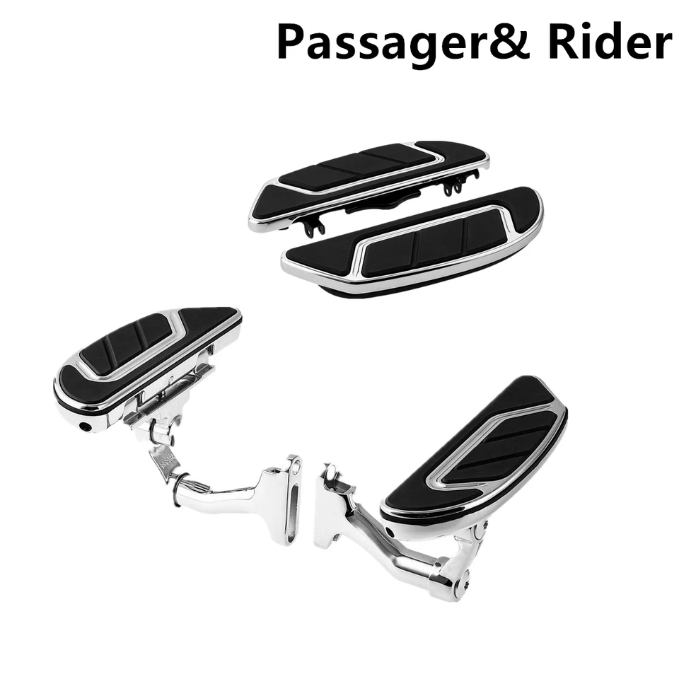Rider & Passenger Floorboard For Harley Touring CVO Street Road Glide 1993-2024 - Image 1 of 4