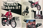 1968 SUZUKI Model Line Genuine Vintage Ad ~ AS 50 ~ X6 ~ TM 250 ~ T 305 ~ 500/5