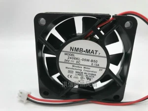 1 PCS NMB Fan 2406KL-05W-B50 DC 24V 0.13A 60*60*15MM 2 Pin Inverter fan - Picture 1 of 3