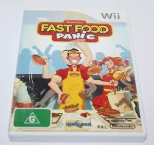Nintendo Wii Fast Food Panic Game 2009 Complete Aus Release - Picture 1 of 5