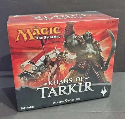 Paquete de grasa KHANS OF TARKIR sellado Magic Gathering inglés Foto 1 de 4