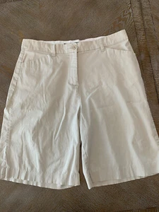 Croft & Barrow Beige Bermuda Shorts Size 14 Waist 36” Inseam 11” cotton - Picture 1 of 5