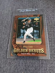 2001 Upper Deck Gold Glove Tsuyoshi Shinjo #95 Golden Debuts Rookie Card /1000 - Picture 1 of 2
