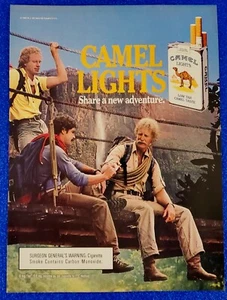 1987 CAMEL LIGHTS ORIGINAL CIGARETTE PRINT AD "SHARE A NEW ADVENTURE" SHIPS FREE - Picture 1 of 1