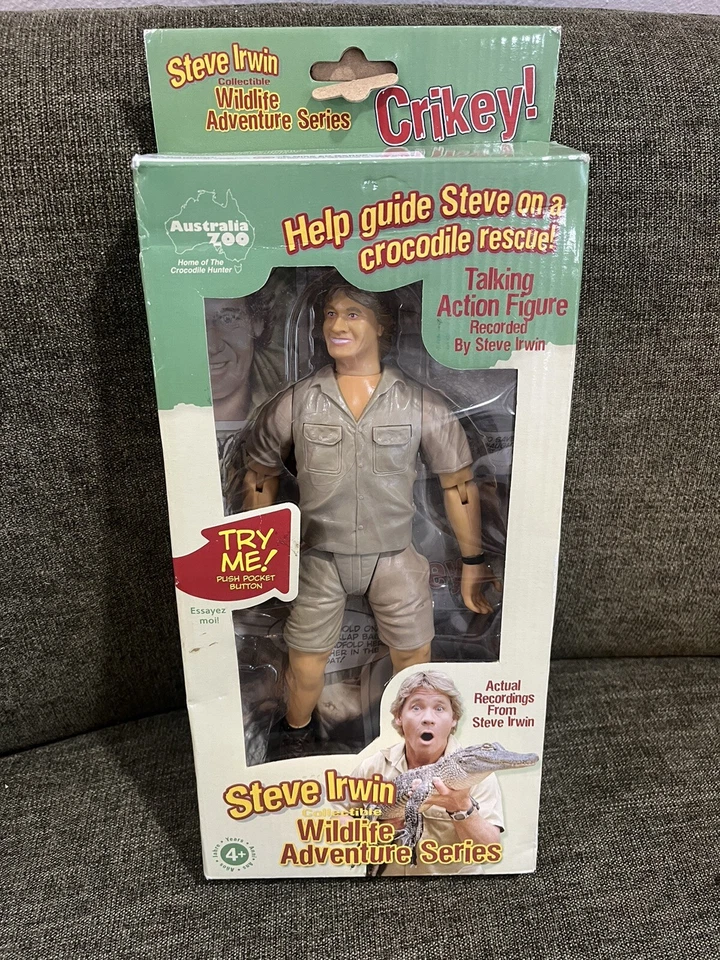 Steve Irwin Talking Action 2006 Wildlife Series Figure