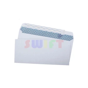 (80 Count) 3-5/8 x 6-1/2 #6 Business Envelope (Peel and Seal) with Security Tint - Picture 1 of 1