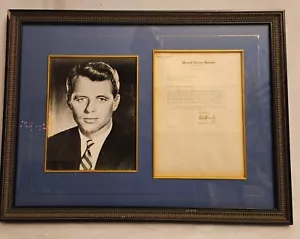 Signed Letter By Senator Robert F Kennedy Regarding Israel's Sovereignty 6/8/67 - Picture 1 of 11