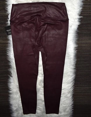 Leggings modeladores de cuero sintético tiro alto SIMPLY VERA VERA WANG talla grande para mujer nuevos Foto 1 de 4