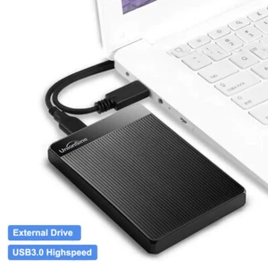 1 TB Slim Zewnętrzny dysk twardy USB 3.0 Back Up Storage HDD do PS4 XBOX Laptop TV - Zdjęcie 1 z 12