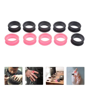 10 PIEZAS Tijeras de Silicona Anillos para Dedos Herramienta de Acicalamiento para Perros Tijeras Anillos para Dedos - Imagen 1 de 11
