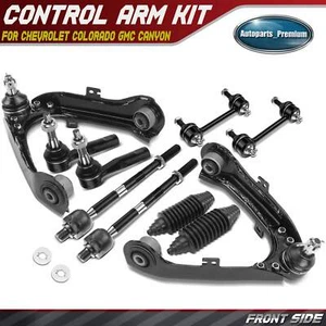10x Front Upper Control Arm w/ Ball Joint Tie Rod End Kit for GMC Canyon Chevy - Picture 1 of 10