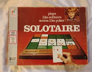 Vintage 1973 ~ SOLOTAIRE Solitaire Game ~ Milton Bradley Lucille Ball ~ COMPLETE - Picture 1 of 5