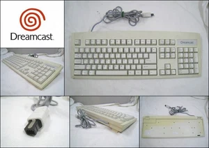 Original SEGA Dreamcast Model HKT-7620 White Keyboard - Picture 1 of 6