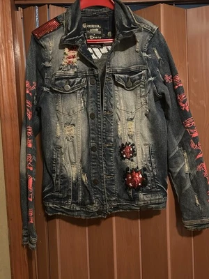 Dexter’s Labatory Sequin Embellished Jean jacket Size Small - Image 1 of 4