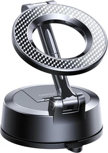 Vacuum Magnetic Car Phone Holder, 360°Adjustable, Compatible with iPhone 12-17 S - Picture 1 of 8