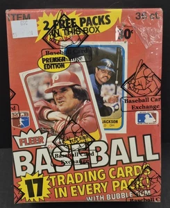 1981 FLEER BASEBALL BBCE FASC WRAPPED WAX BOX FERNANDO VALENZUELA RC ROOKIE - Picture 1 of 5