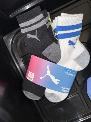 Puma Low Cut Youth Socks – 10-Pack, DryCELL Stay Cool, Fits Shoe Size 9–3.5 - Image 1 of 2